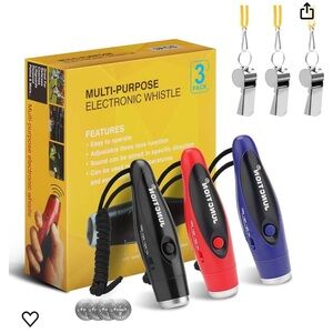 Electronic whistles set of 3